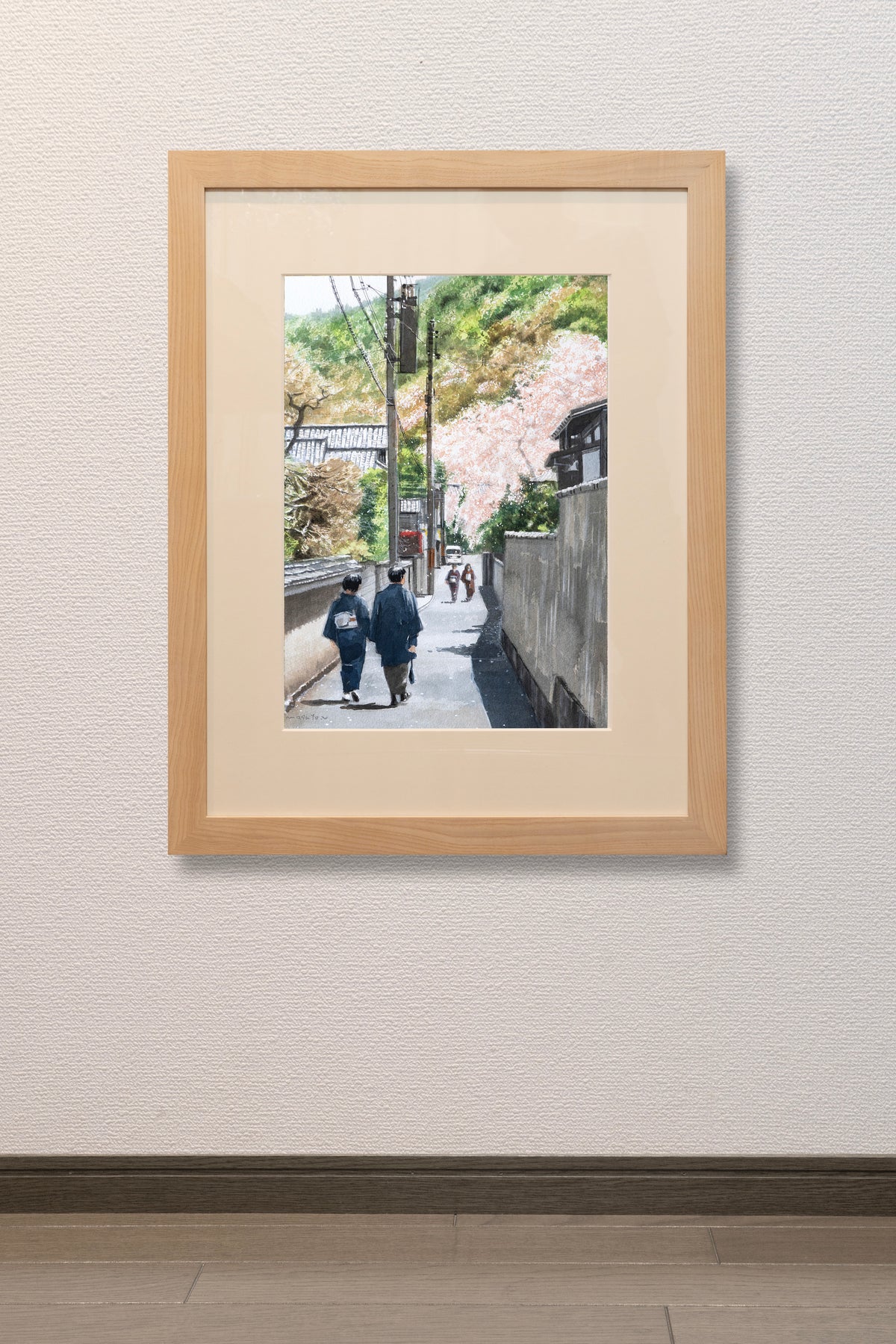 嵯峨野の春小路