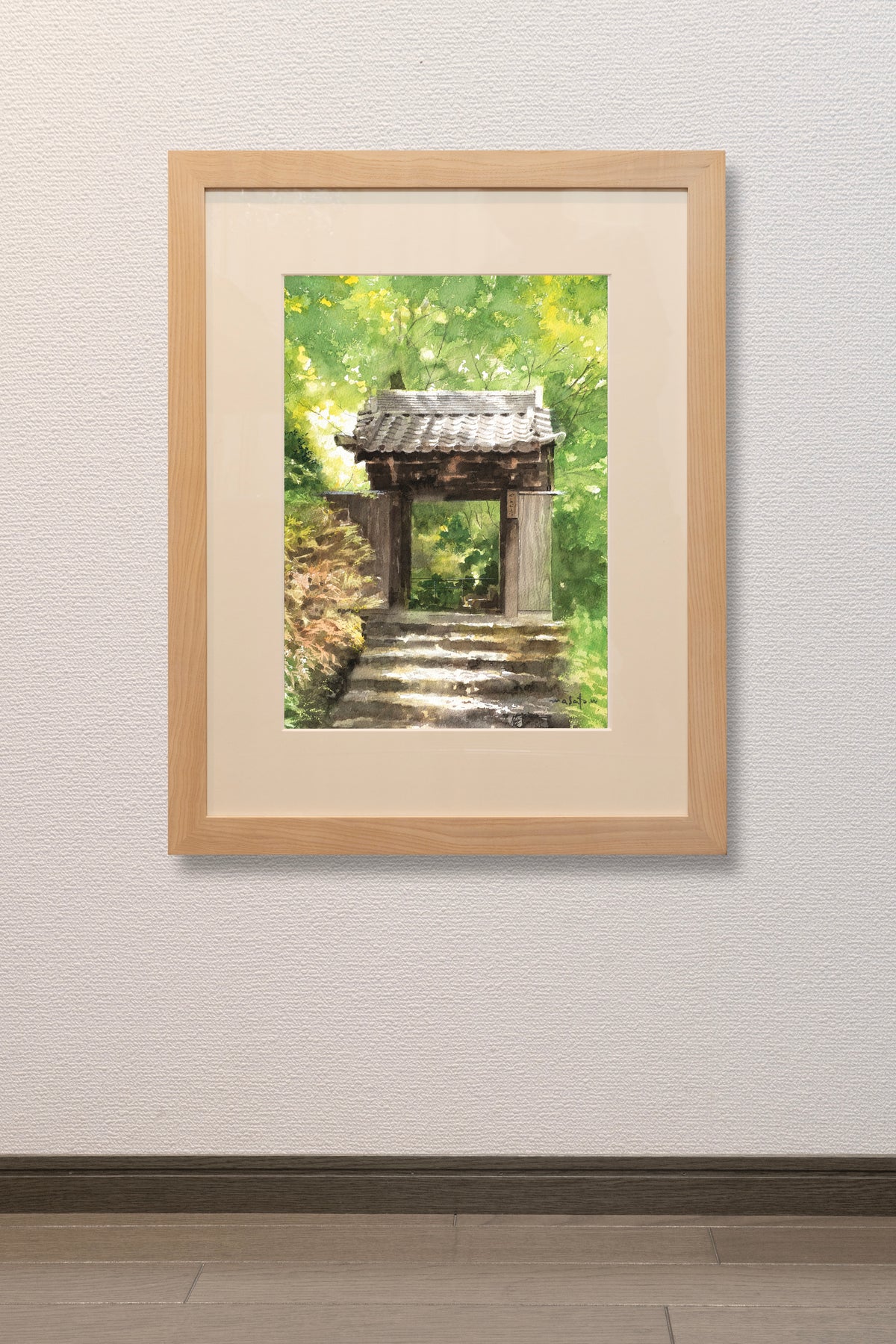 初夏の山門
