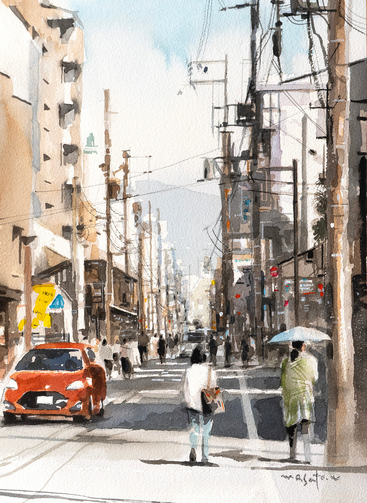京都三条通りの日常