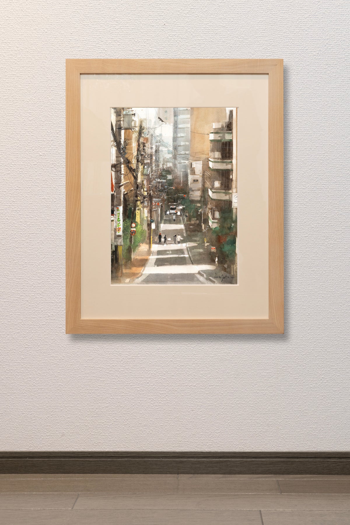 坂道の光と影