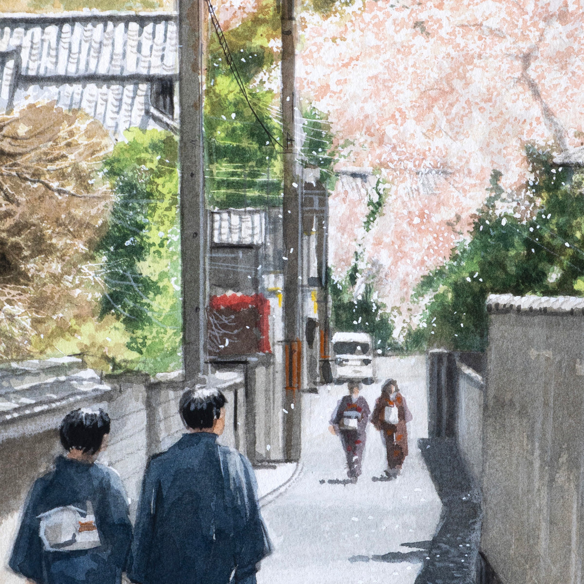 嵯峨野の春小路