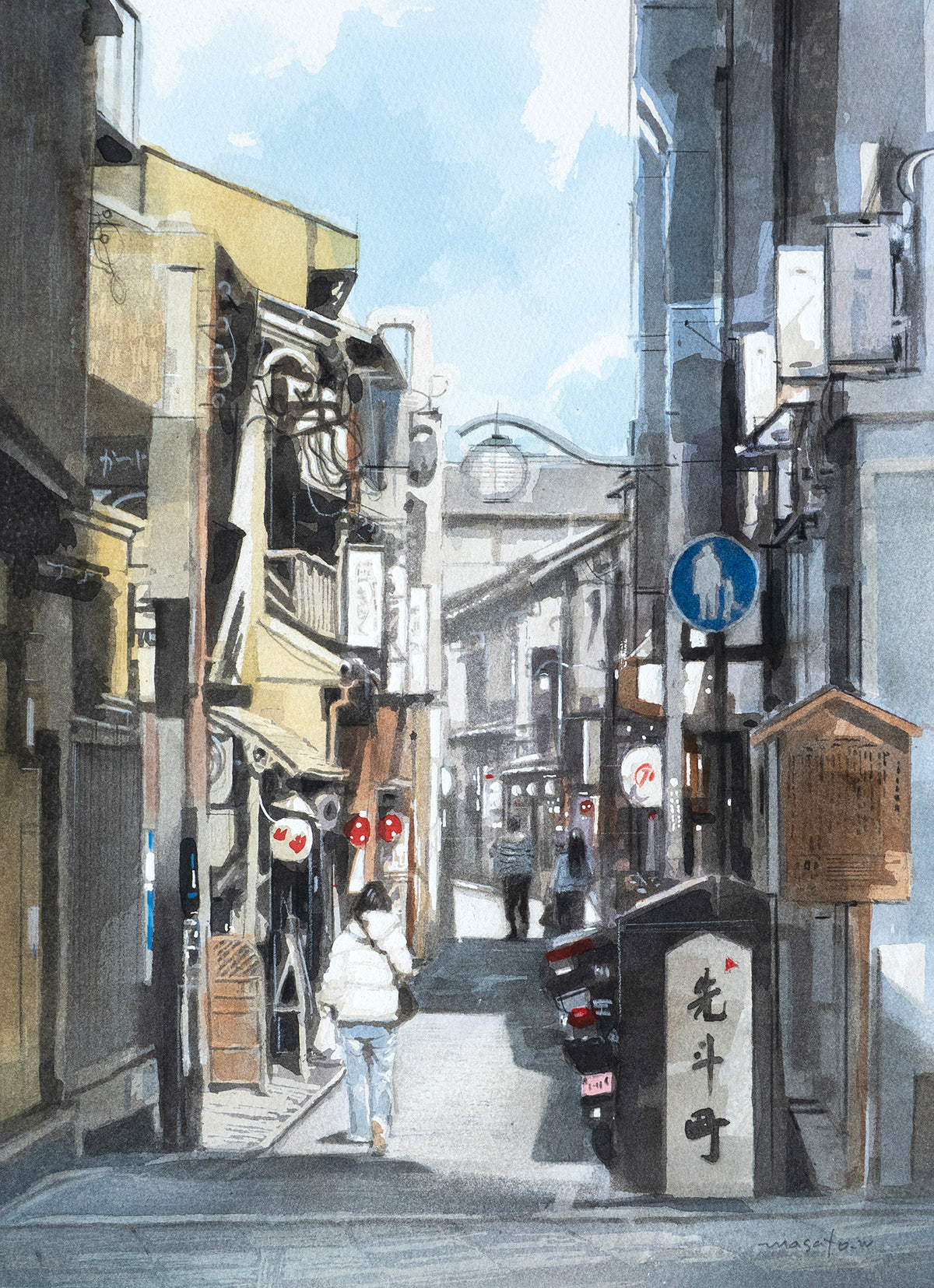 京都先斗町の小路