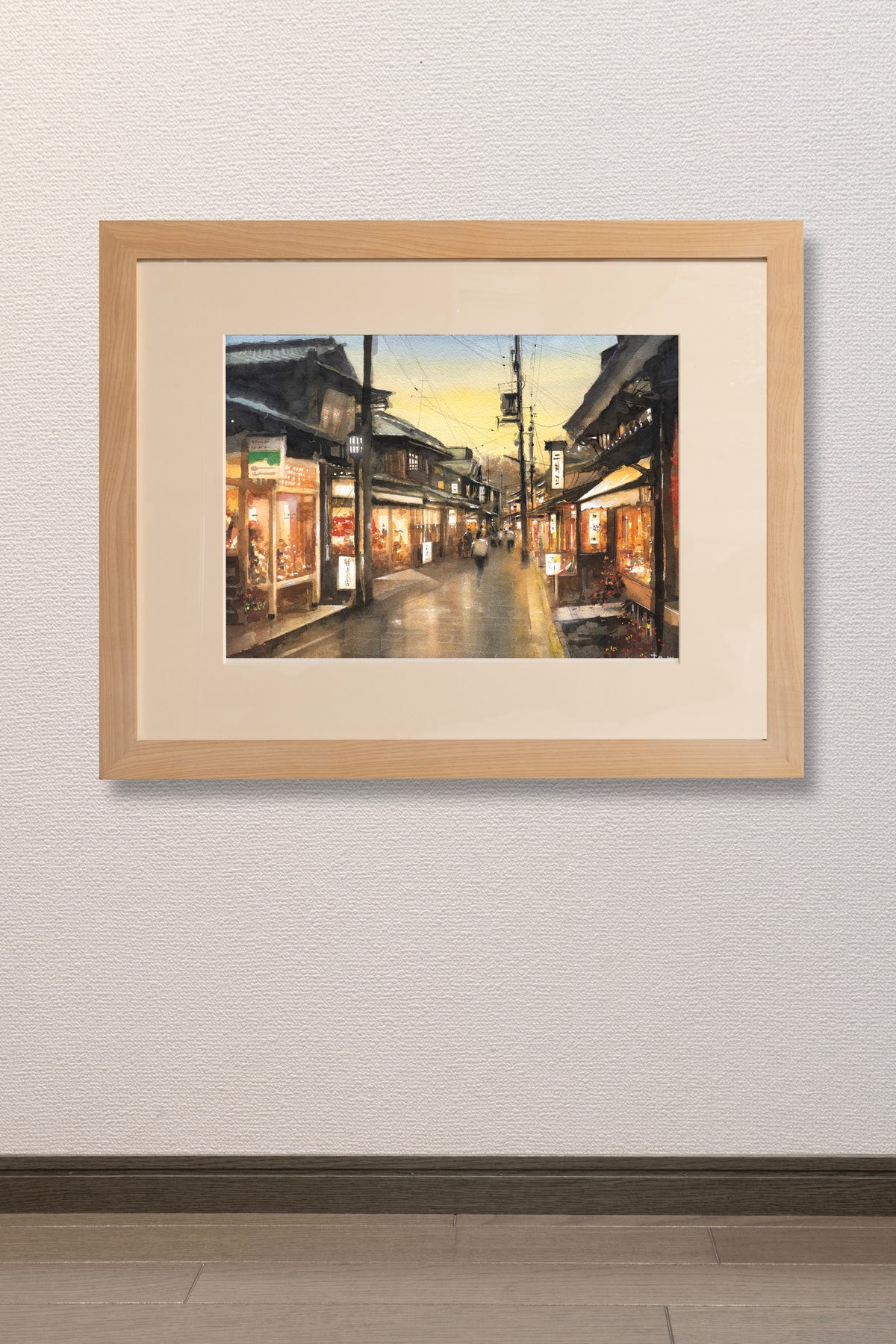 Kyoto's Sannenzaka slope, dusk, 2009