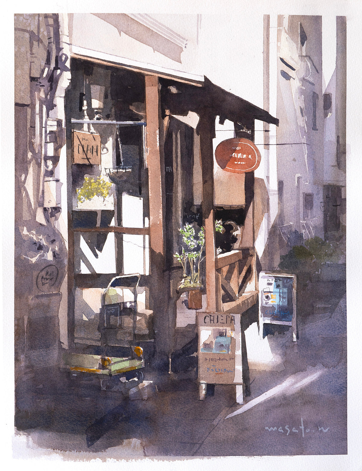 路地裏の店