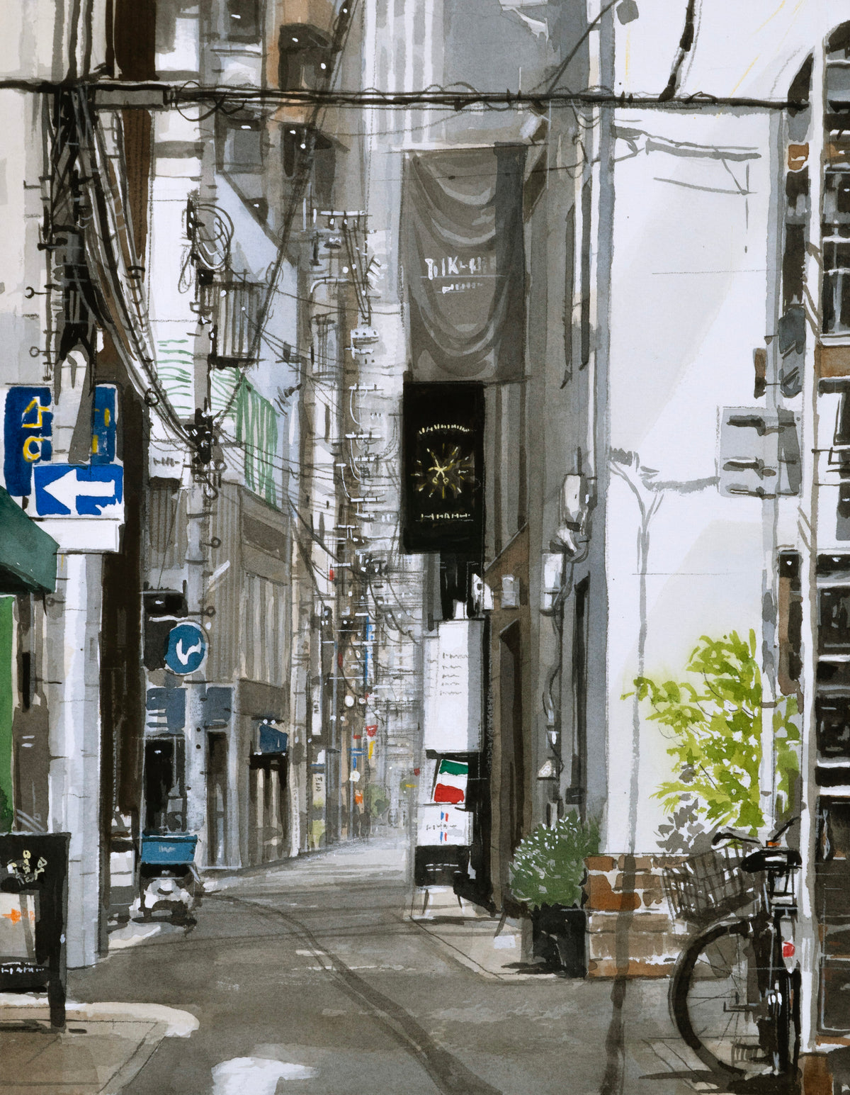 トアロードの裏通り（神戸）