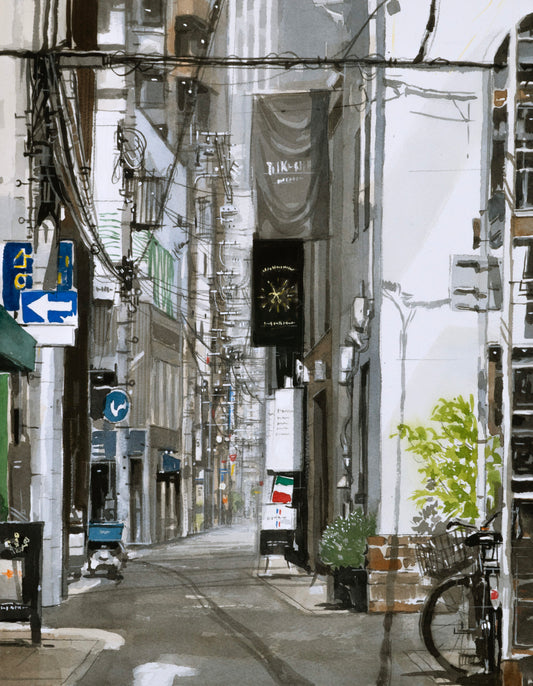トアロードの裏通り（神戸）