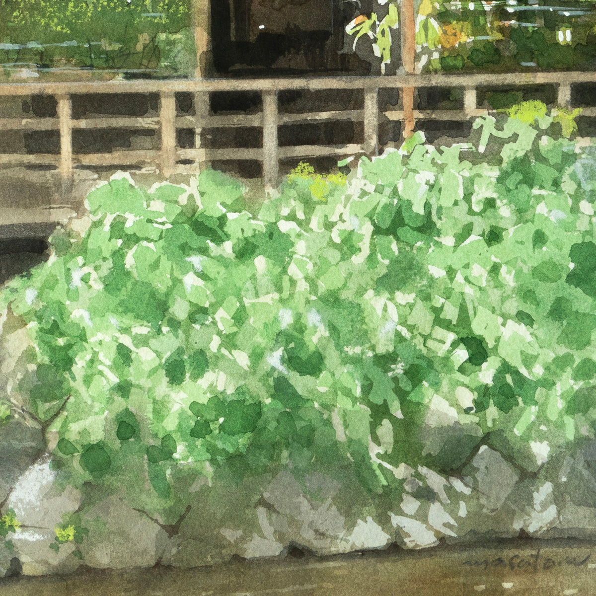 Gion Shirakawa’s windowsills and blue-green hues